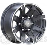 LS Wheels LS763 8x16 6x139.7 ET 10 Dia 106.1 (Silver)